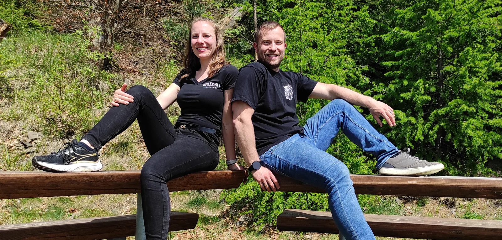Team von Rennsteigsprit Johanna und Christoph Heinrich